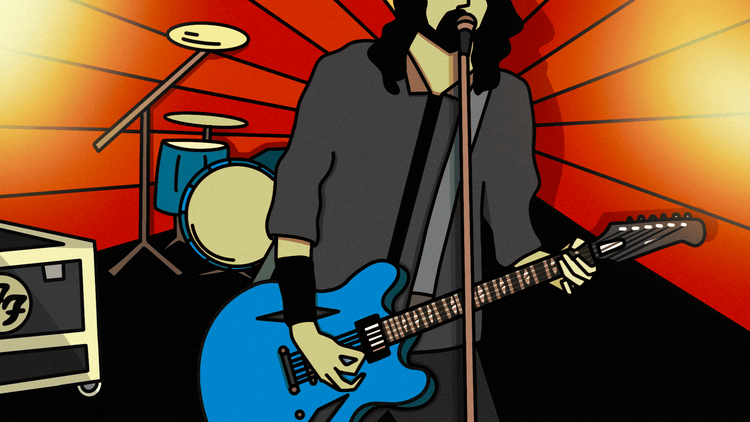 Dave Grohl banner